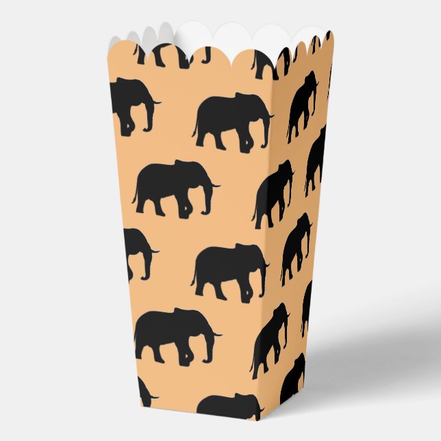 Cool Animal Pattern - Elephant 5 Favour Box (Back)