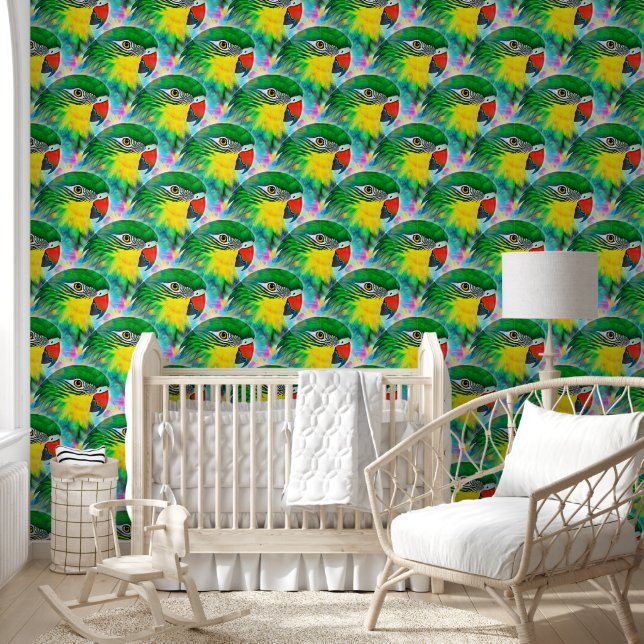 Cool Animal Pattern - Parrot Birds 1 Wallpaper (Kids)