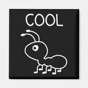Cool Ant, Puns, Funny, Jokes, Sarcastic  Magnet