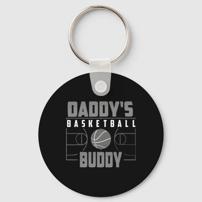 Cool Appealing Daddy's Sketll Buddy Gift  Key Ring (Front)
