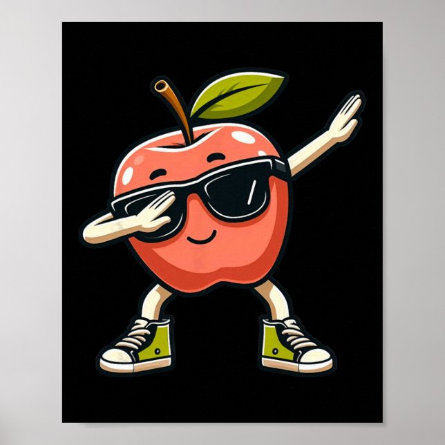Cool Apple Art For Men Women Kids Apple Picking Ap Poster (Front)