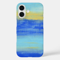 Cool Aqua Blue Turquiose Nautical Abstract