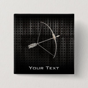 Cool Archery 15 Cm Square Badge
