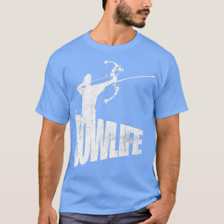 Cool Archery Archer Silhouette Bow Life  T-Shirt