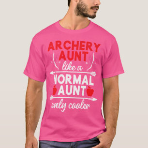 Cool Archery Aunt Of An Archer Aunt Archery Auntie T-Shirt