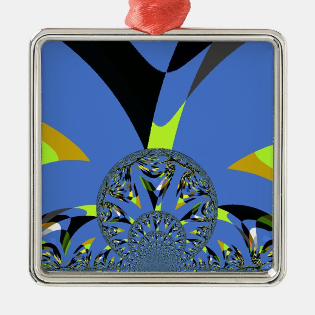 Cool Arches with Fractal Spheres Art Design Metal Tree Decoration (Front)