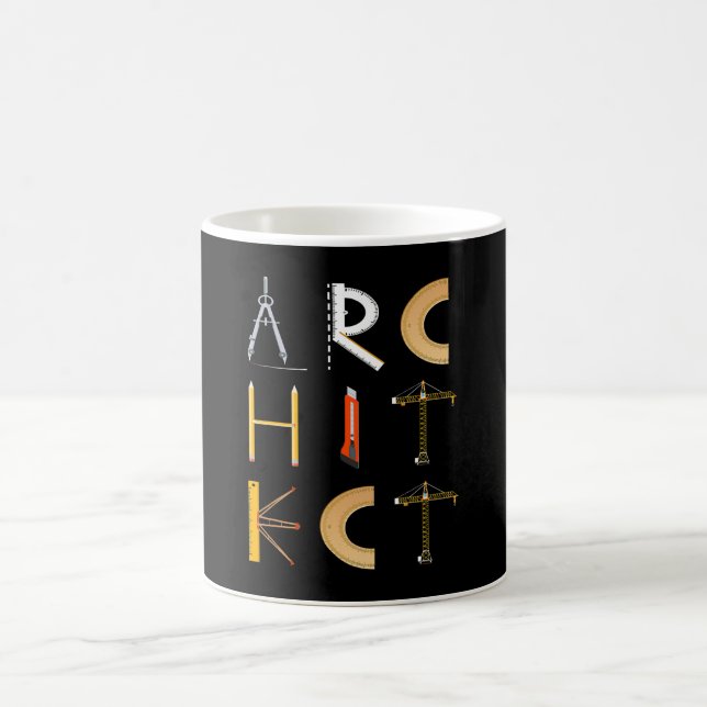 Cool Architect Novelty Landscapers Students Gift. Coffee Mug (Center)