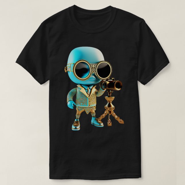 Cool Aristocat Emoji Smiley TShirt (Design Front)