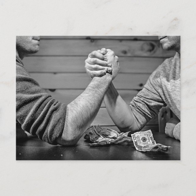 Cool Arm Wrestling postcard (Front)