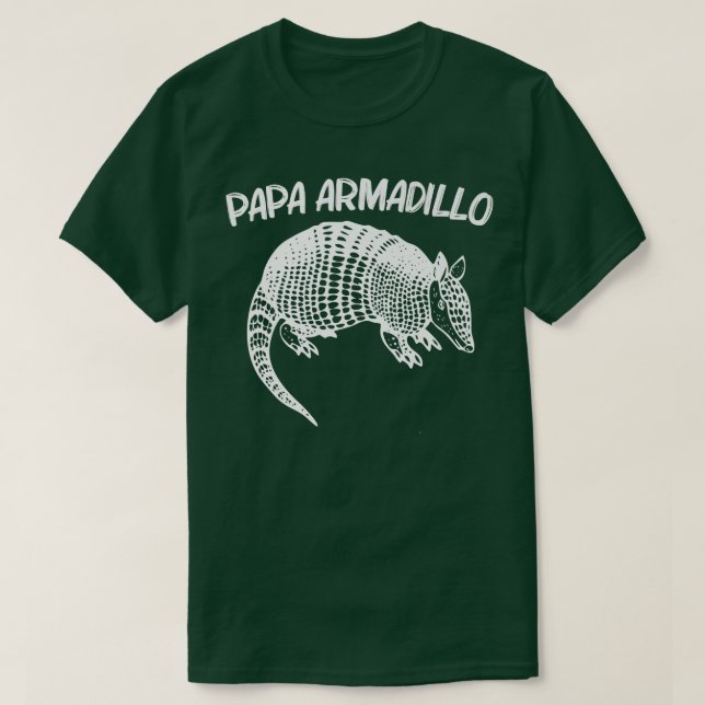 Cool Armadillo For Men Dad Giant Pink Fairy Banded T-Shirt (Design Front)