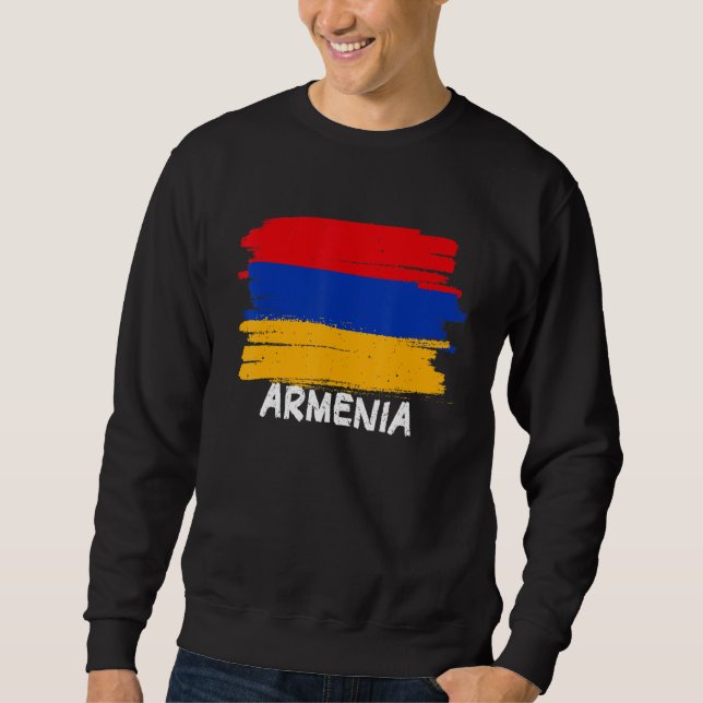 Cool Armenia Flag Sweatshirt (Front)