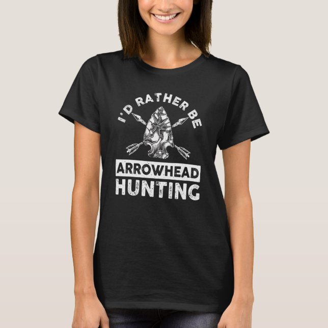 Cool Arrowhead For Men Women Arrowhead Hunting T-Shirt (Front)