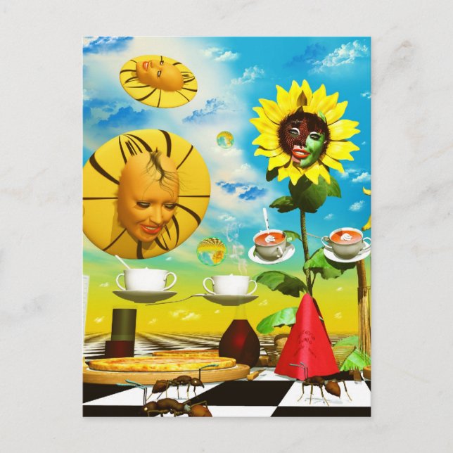 Cool art by Lenny surreal paintings Postcard (Front)