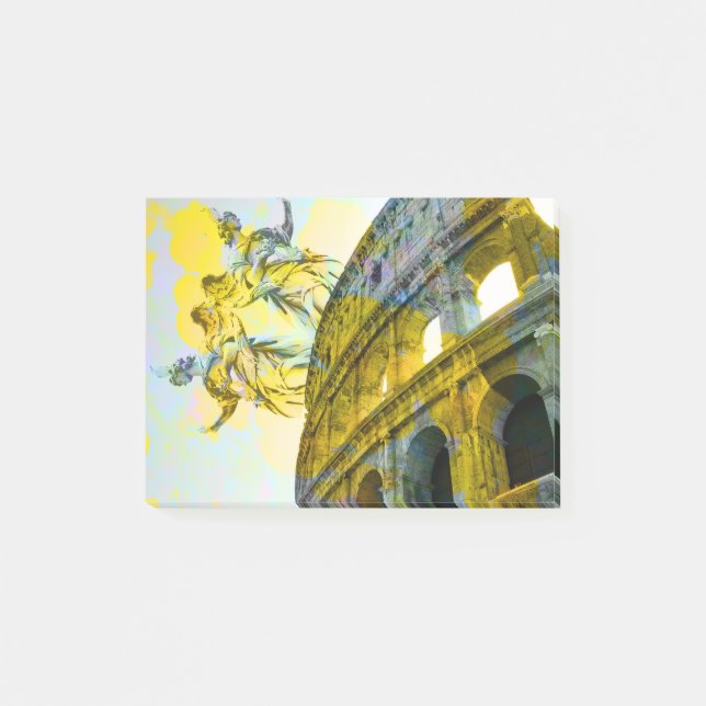 Cool art of Rome elements in trendy way Post-it Notes (Front)