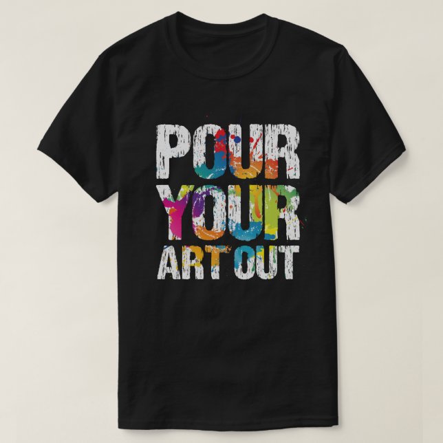 Cool Artist For Men Women Painter Art Teacher Pain T-Shirt (Design Front)