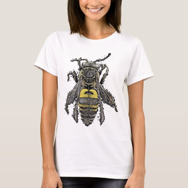 Cool Artistic Cuckoo Bee T-Shirt (Front)