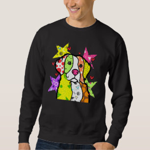 Cool Artistic Star Laborador Retriever Lab Mum Lab Sweatshirt