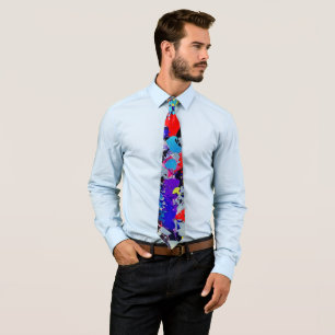 Cool Artsy Abstract Tendy Neck Tie