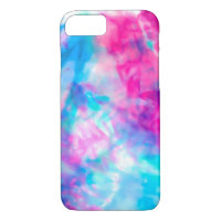 Cool Artsy Girly Purple Pink Blue Tie Dye Pattern