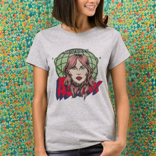 Cool artwork of Astro Hand drawn cartoon Grey T-Shirt