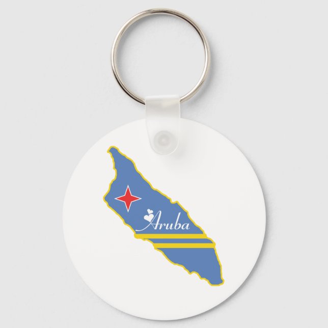 Cool Aruba Key Ring (Front)