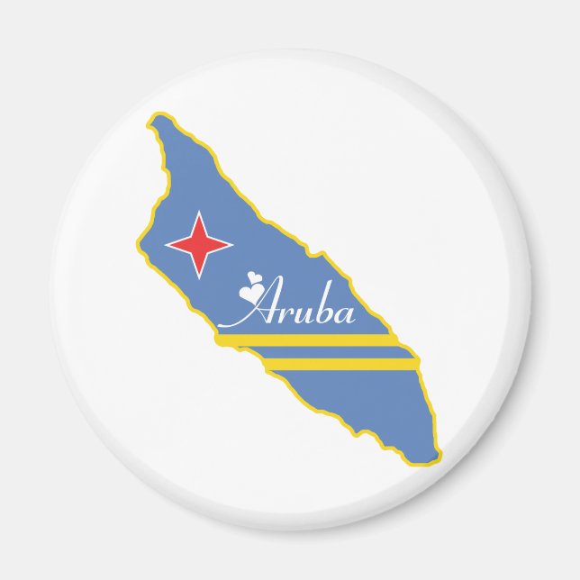Cool Aruba Magnet (Front)
