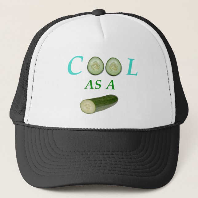 'Cool As A Cucumber' hat (Front)