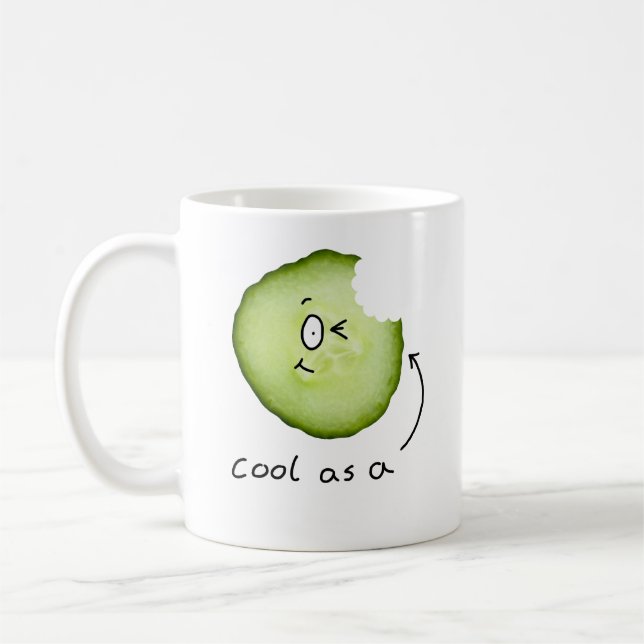 cool as a cucumber mug (Left)