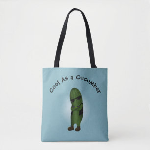 Cool As A Cucumber Tote Bag