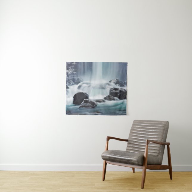 Cool as a Mountain Stream Tapestry (In Situ (Horizontal))
