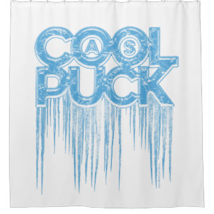 Cool As Puck Shower Curtain