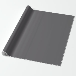 Cool Ashy Dark Grey Pop Of Colour  Wrapping Paper