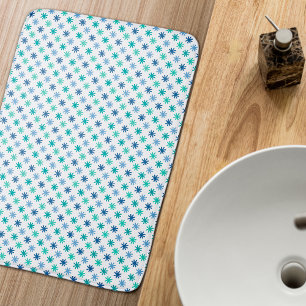 Cool AsteriskS - Ocean Colours Bath Mat