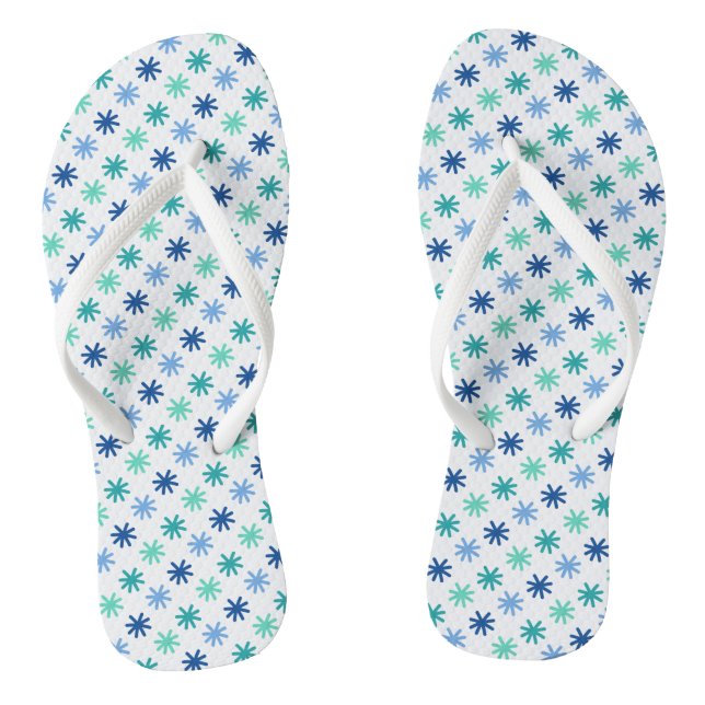Cool asteriskS - Ocean Colours Pair of Flip Flops (Footbed)