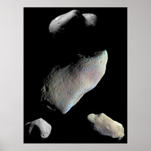 Cool Asteroids Poster