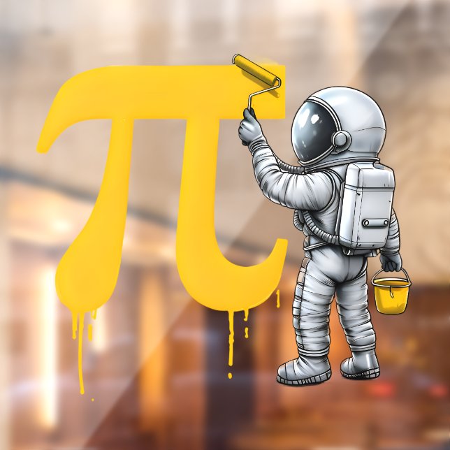 Cool Astronaut Painting Pi Symbol Pi Day  (Sheet 2)