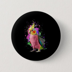 Cool Atiel Art For Men Women Parrot Bird Atiel Lov 6 Cm Round Badge