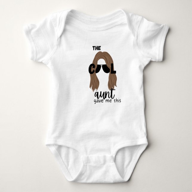 Cool Aunt Baby Bodysuit (Front)