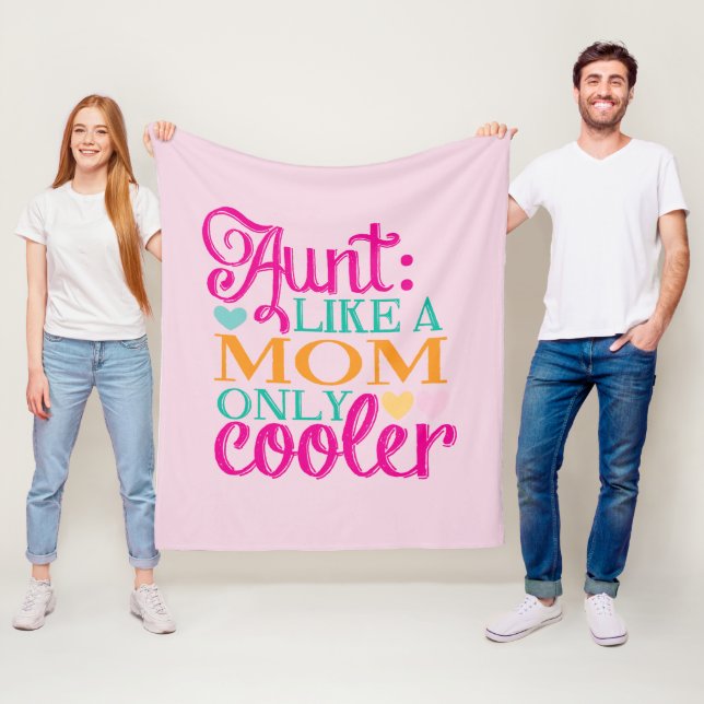 Cool Aunt  Fleece Blanket (In Situ)