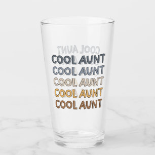 Cool Aunt Modern Cute Gifts for Auntie Glass