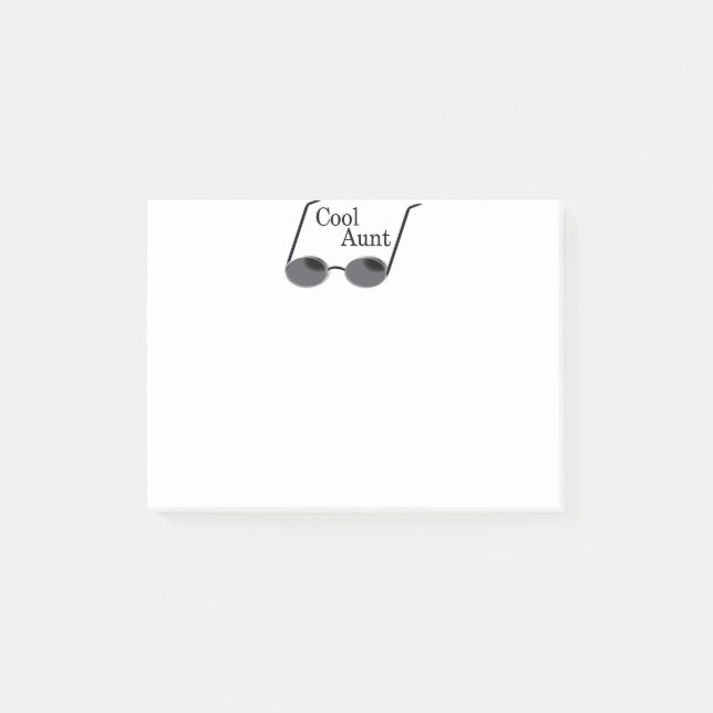 Cool Aunt Post-it Notes (Front)