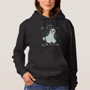 Cool Auntie Halloween Ghost Costume Crazy Aunt Hal Hoodie