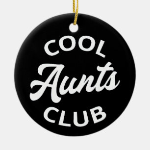 Cool Aunts Club I Ceramic Tree Decoration