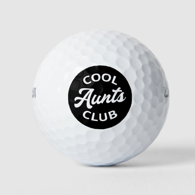 Cool Aunts Club I Golf Balls (Front)