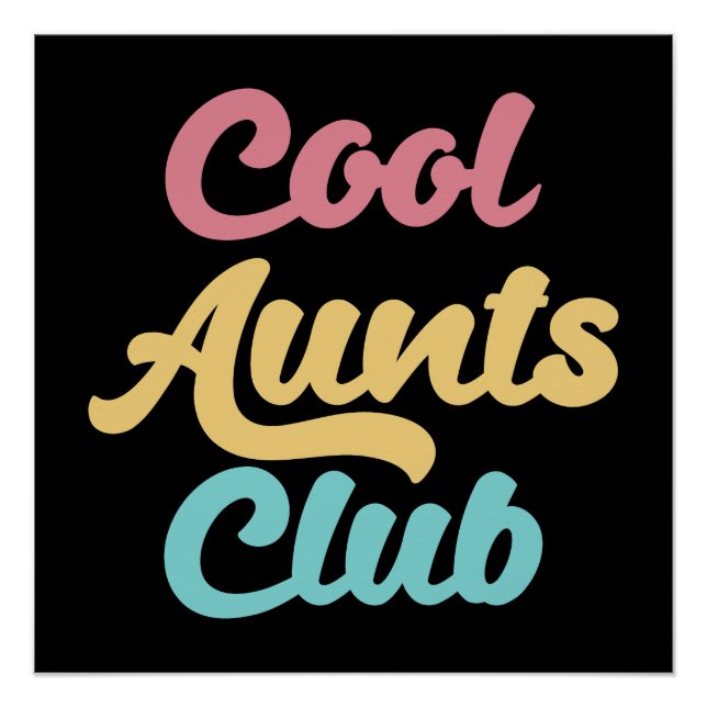 Cool Aunts Club II Poster (Front)