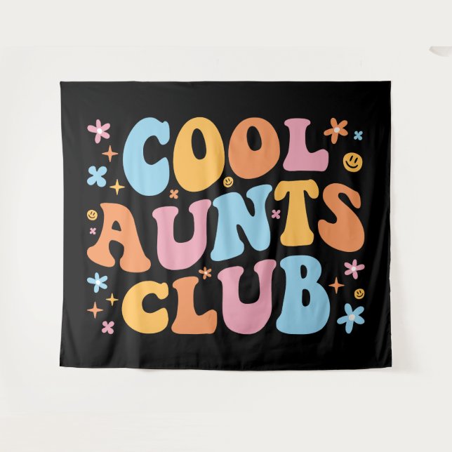 Cool Aunts Club III Tapestry (Front (Horizontal))