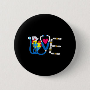 Cool Autism Awareness Day Design  6 Cm Round Badge