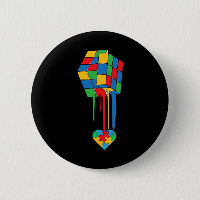 Cool Autism Awareness Gift  6 Cm Round Badge (Front)