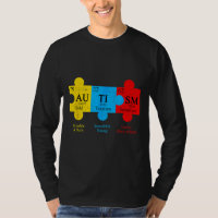 Cool Autism Awareness Month Puzzle Piece Chemical 
