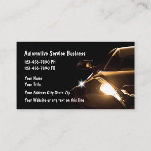 Cool Automotive Business Cards